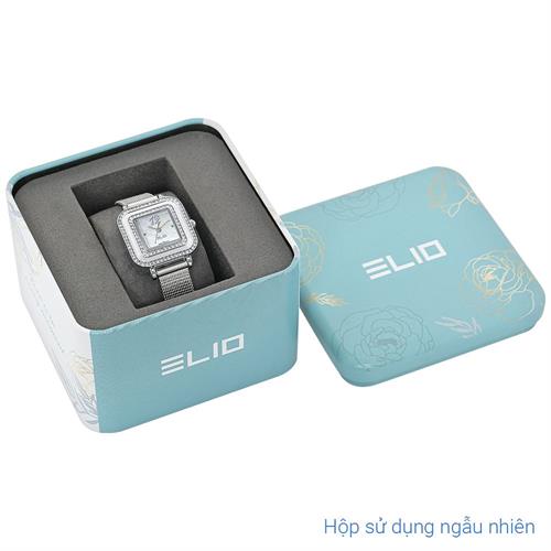 Đồng hồ Elio Elegant Lady 26 mm Nữ ES207-03 Màu Bạc