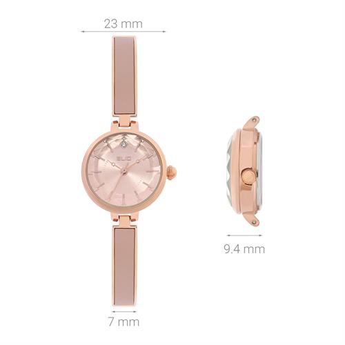 Đồng hồ Elio 23 mm Nữ ES208-02 Màu Hồng