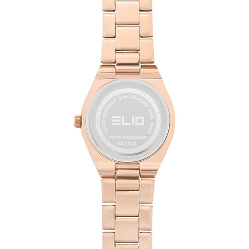 Đồng hồ Elio 26 mm Nữ ES212-03 Màu Vàng Hồng