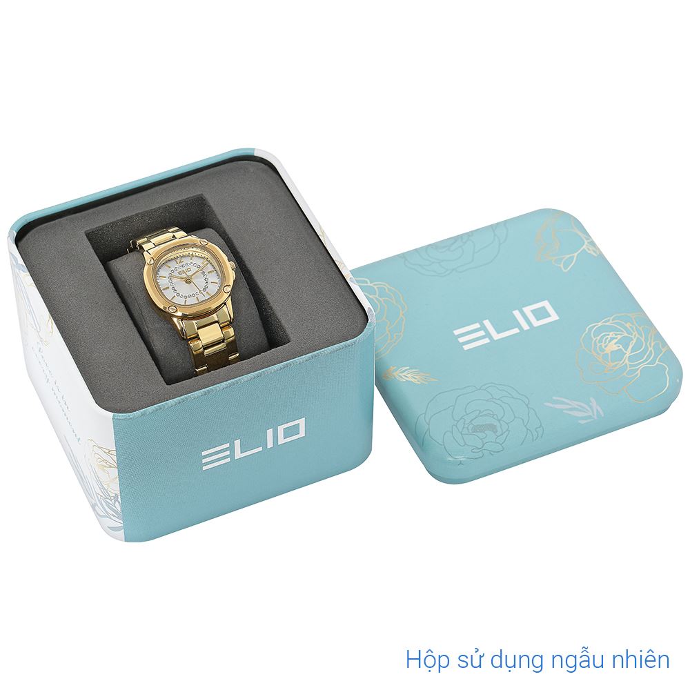 Đồng hồ Elio Elegant Lady 26 mm Nữ ES214-01 Màu Vàng