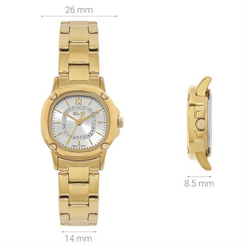 Đồng hồ Elio Elegant Lady 26 mm Nữ ES214-01 Màu Vàng