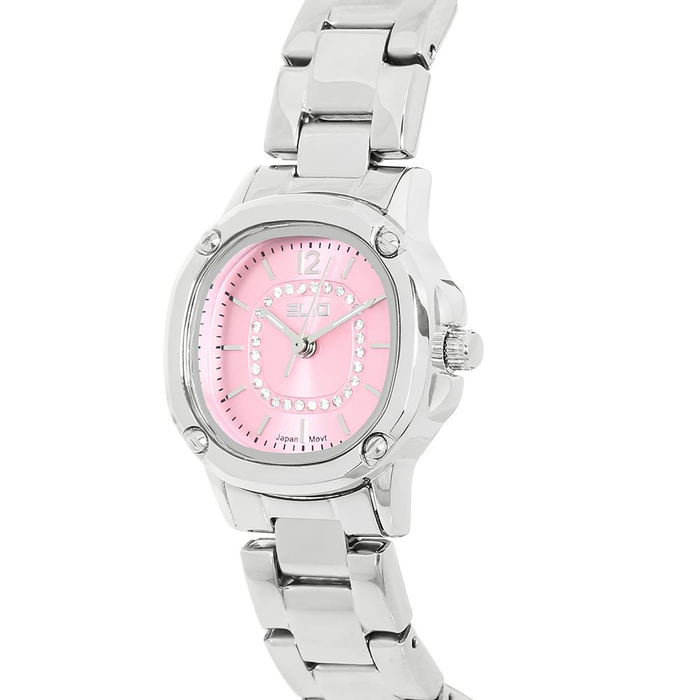 Đồng hồ Elio Elegant Lady 26 mm Nữ ES214-02 Màu Bạc