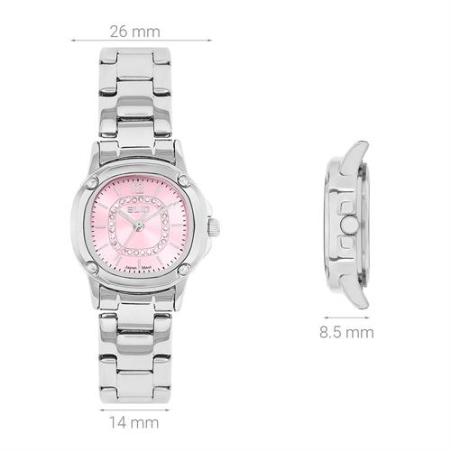 Đồng hồ Elio Elegant Lady 26 mm Nữ ES214-02 Màu Bạc