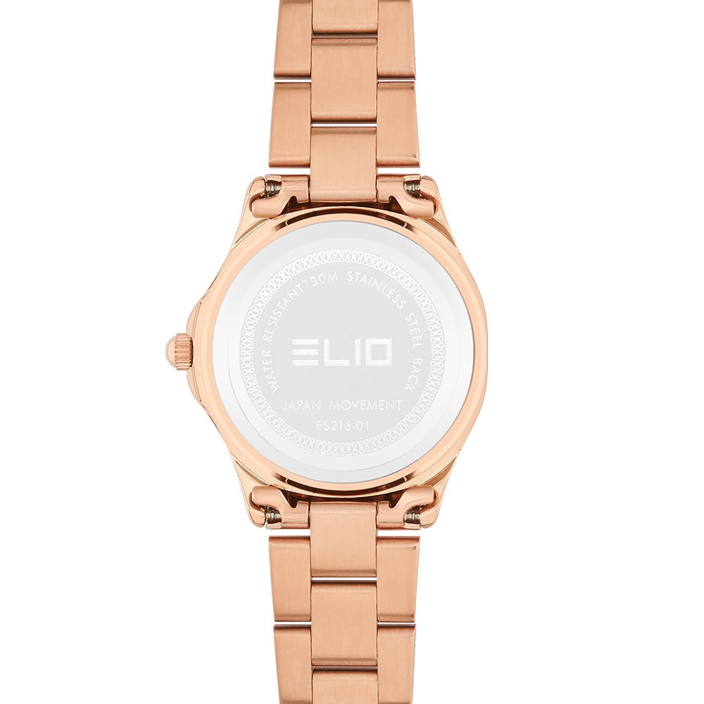 Đồng hồ Elio Elegant Lady 26 mm Nữ ES216-01 Màu Vàng Hồng