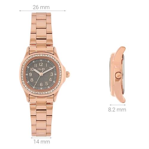 Đồng hồ Elio Elegant Lady 26 mm Nữ ES216-01 Màu Vàng Hồng
