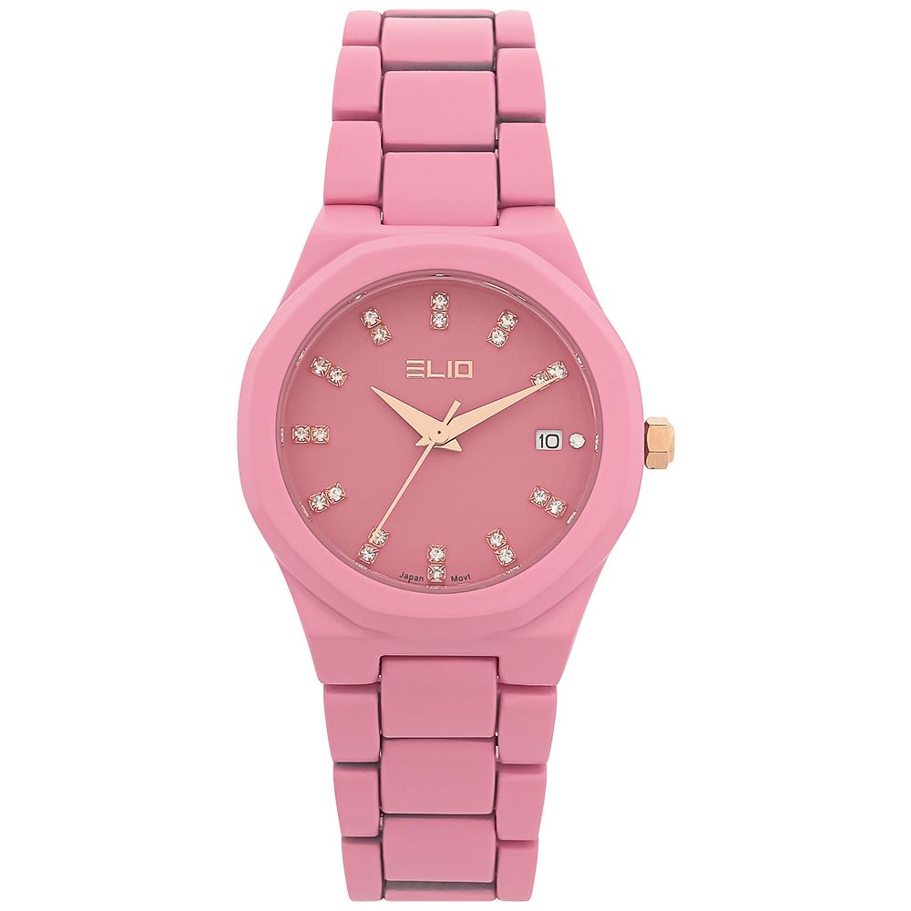 Đồng hồ Elio 34 mm Nữ ES220-01 Màu Hồng