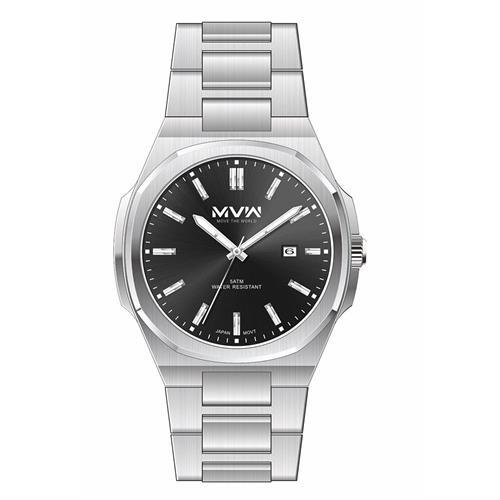 Đồng hồ MVW 40 mm Nam MS103-01 Màu Bạc