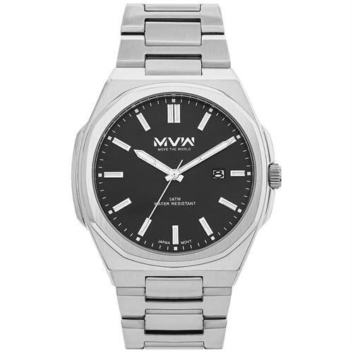 Đồng hồ MVW 40 mm Nam MS103-01 Màu Bạc