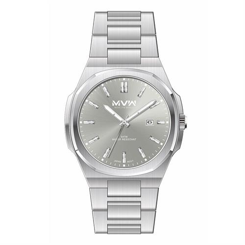 Đồng hồ MVW 40 mm Nam MS103-02 Màu Bạc