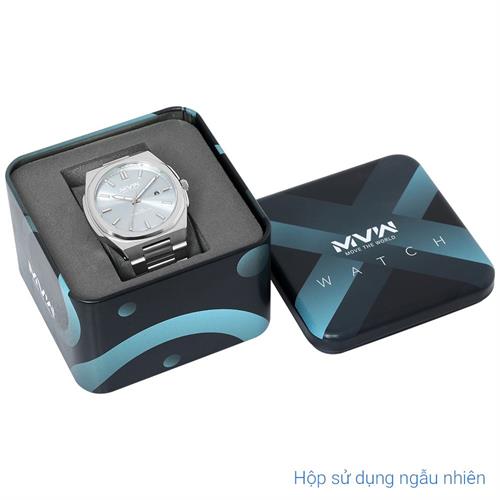 Đồng hồ MVW 40 mm Nam MS103-02 Màu Bạc