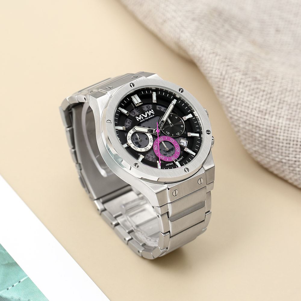 Đồng hồ MVW Sport 43 mm Nam MS108-01