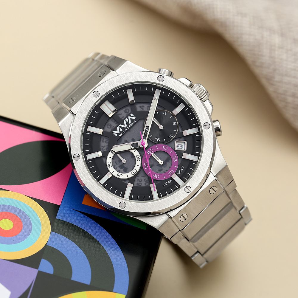 Đồng hồ MVW Sport 43 mm Nam MS108-01