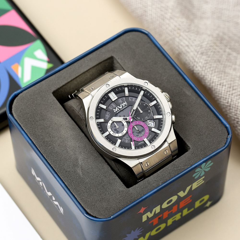 Đồng hồ MVW Sport 43 mm Nam MS108-01