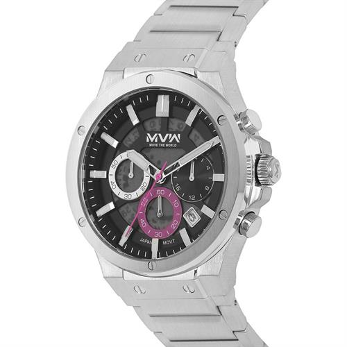 Đồng hồ MVW Sport 43 mm Nam MS108-01 Màu Bạc