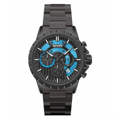 Đồng hồ MVW Sport 44.5 mm Nam MS109-02 Màu Đen