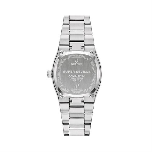 Đồng hồ Bulova Complecto Super Seville Limited 38 mm Unisex 96B455 Màu Bạc