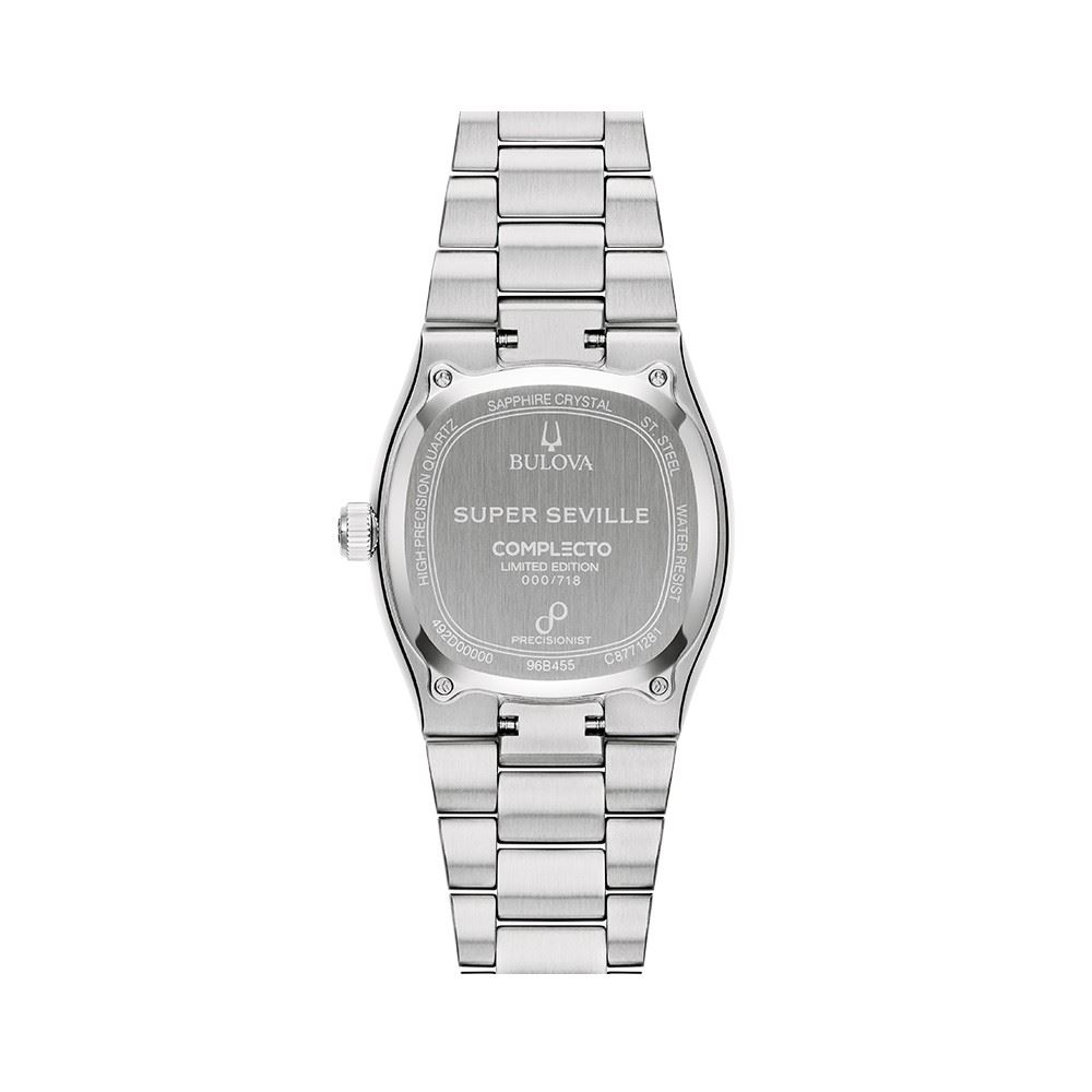 Đồng hồ Bulova Complecto Super Seville Limited 38 mm Unisex 96B455 Màu Bạc