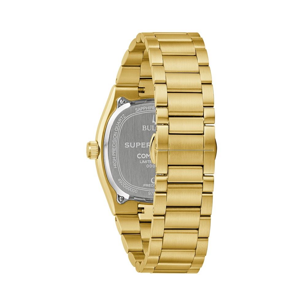 Đồng hồ Bulova Complecto Super Seville Limited 38 mm Unisex 97B230 Màu Vàng