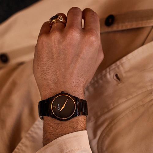 Đồng hồ Bulova Millennia 41 mm Nam 98A313 Màu Đen