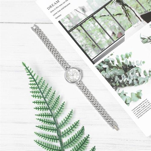 Đồng hồ Elio 26 mm Nữ ES204-01 Màu Bạc