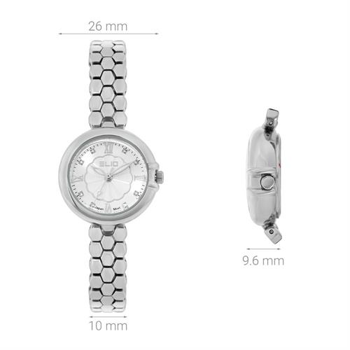 Đồng hồ Elio 26 mm Nữ ES204-01 Màu Bạc