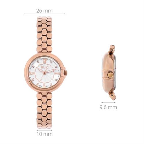 Đồng hồ Elio 26 mm Nữ ES204-02 Màu Vàng Hồng