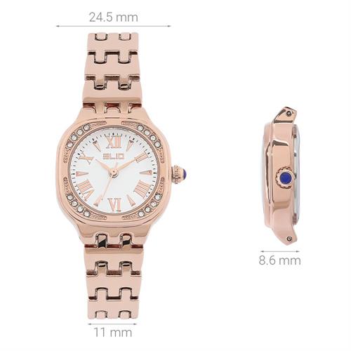 Đồng hồ Elio Elegant Lady 24.5 mm Nữ ES218-01 Màu Vàng Hồng