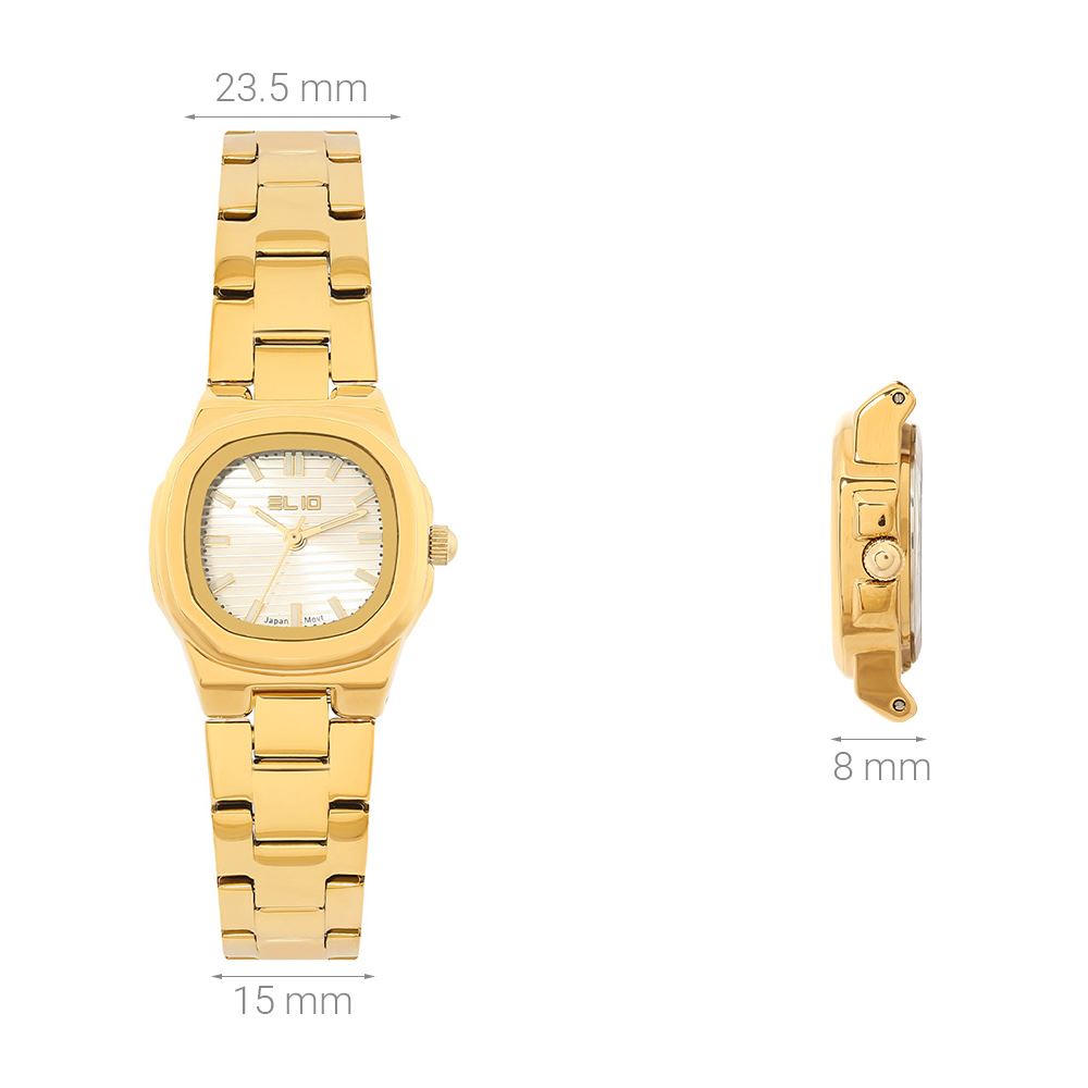 Đồng hồ Elio Elegant Lady 23.5 mm Nữ ES221-02 Màu Vàng