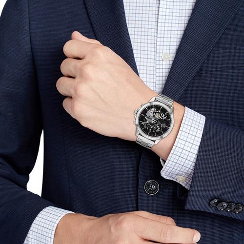 Đồng hồ Tommy Hilfiger Henry 44 mm Nam 1710477 Màu Bạc