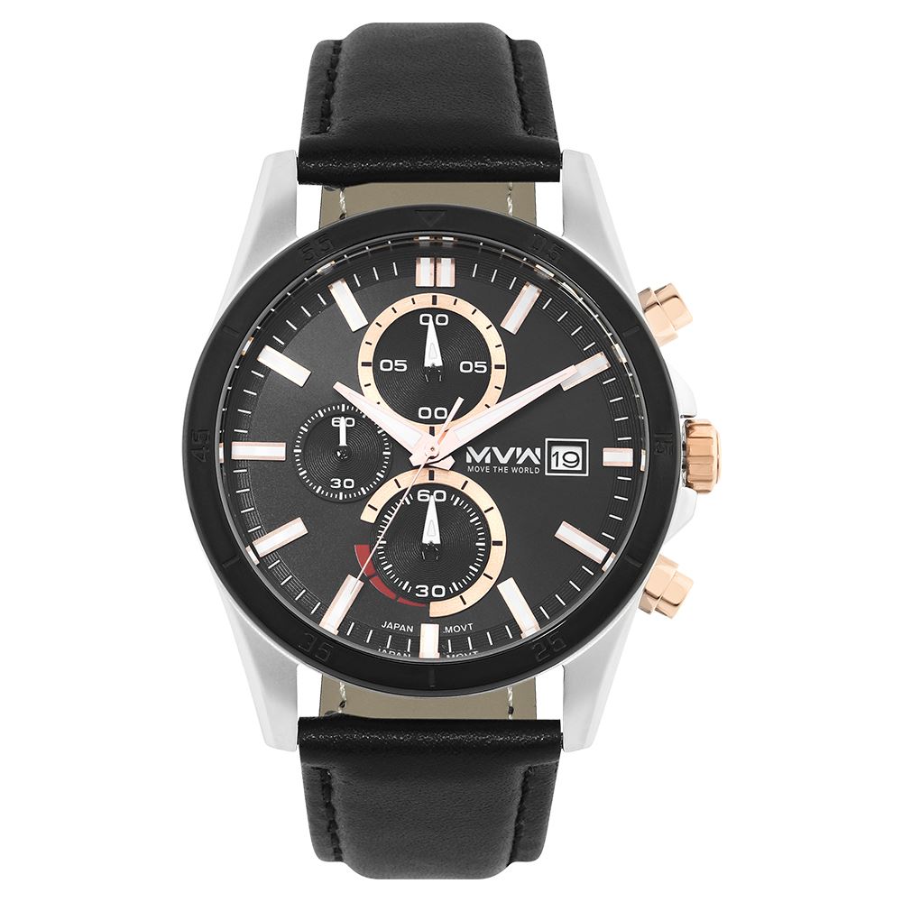 Đồng hồ MVW Sport 42 mm Nam ML094-01 Màu Đen