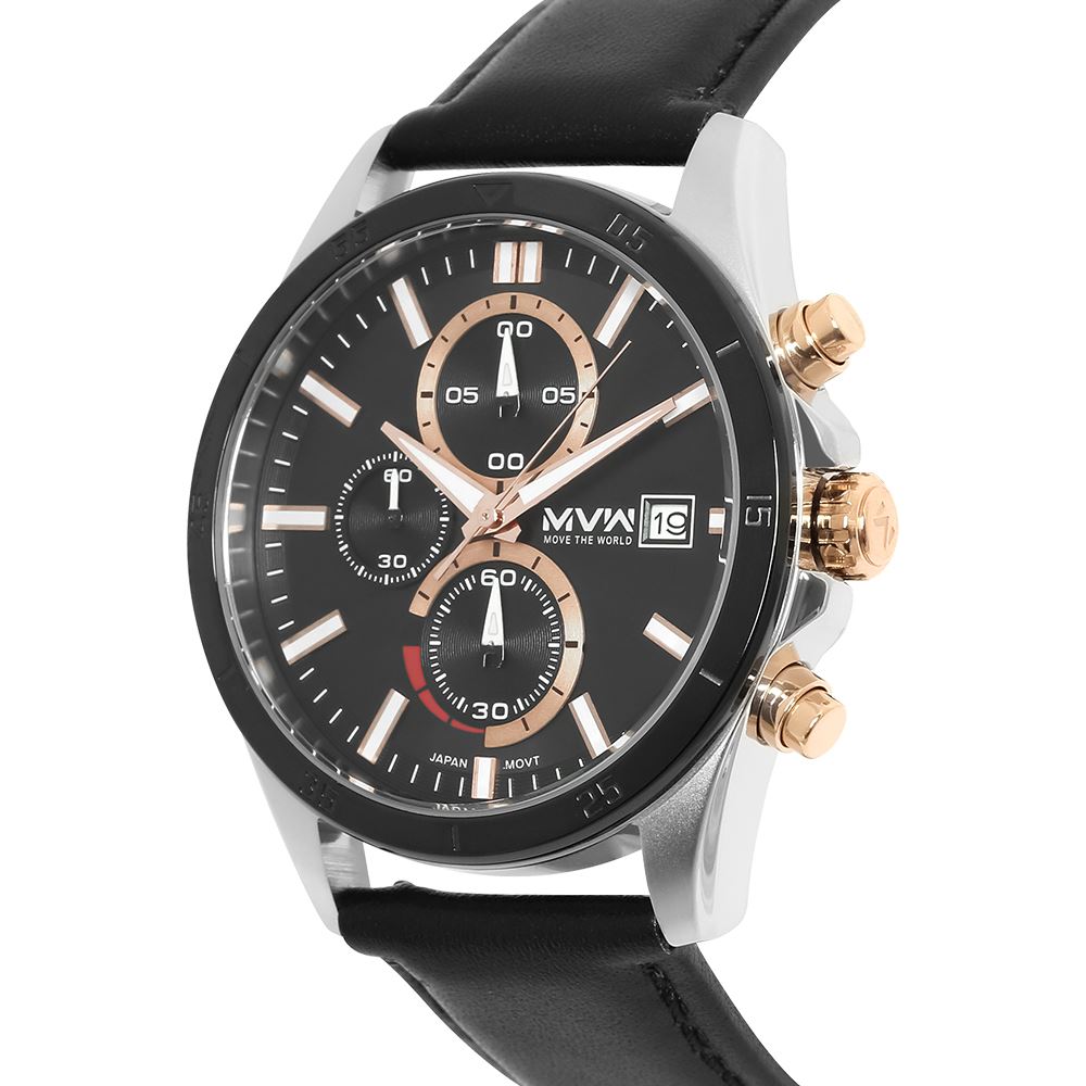 Đồng hồ MVW Sport 42 mm Nam ML094-01 Màu Đen
