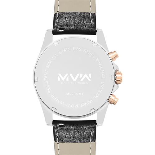 Đồng hồ MVW Sport 42 mm Nam ML094-01 Màu Đen