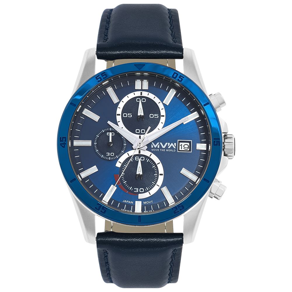 Đồng hồ MVW Sport 42 mm Nam ML094-02 Màu Xanh