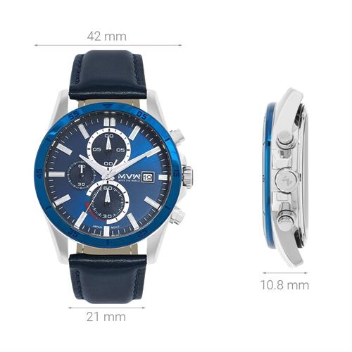 Đồng hồ MVW Sport 42 mm Nam ML094-02 Màu Xanh