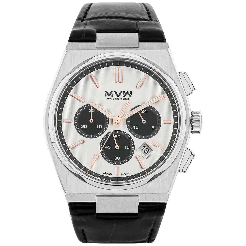 Đồng hồ MVW Sport 41 mm Nam ML096-02 Màu Đen