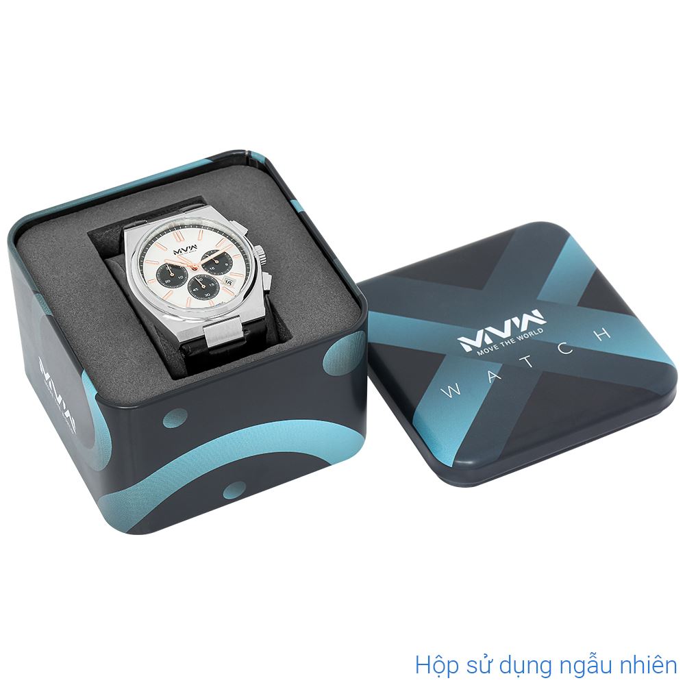 Đồng hồ MVW Sport 41 mm Nam ML096-02 Màu Đen