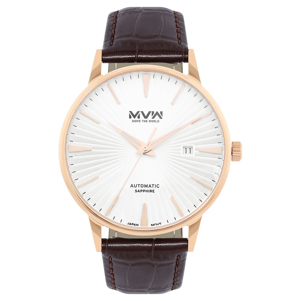 Đồng hồ MVW 42 mm Nam MLA094-01 Màu Nâu