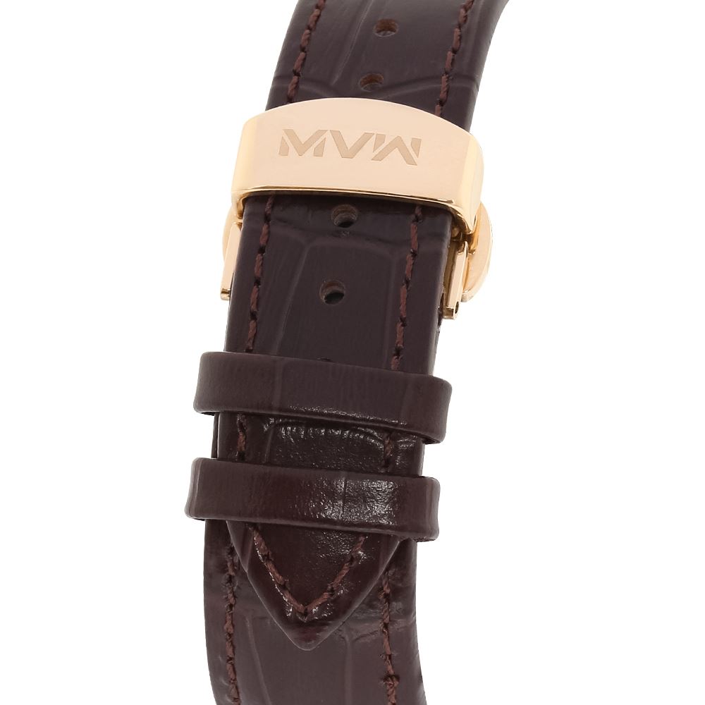 Đồng hồ MVW 42 mm Nam MLA094-01 Màu Nâu