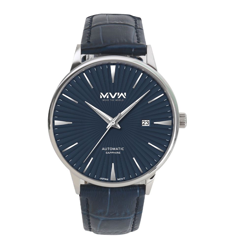 Đồng hồ MVW 42 mm Nam MLA094-02 Màu Xanh