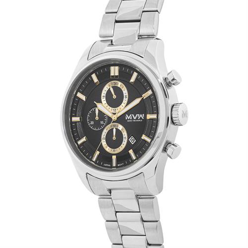 Đồng hồ MVW Sport 43 mm Nam MS106-01 Màu Bạc