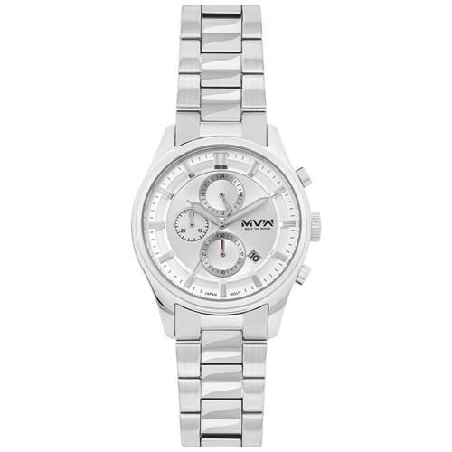 Đồng hồ MVW Sport 43 mm Nam MS106-02 Màu Bạc