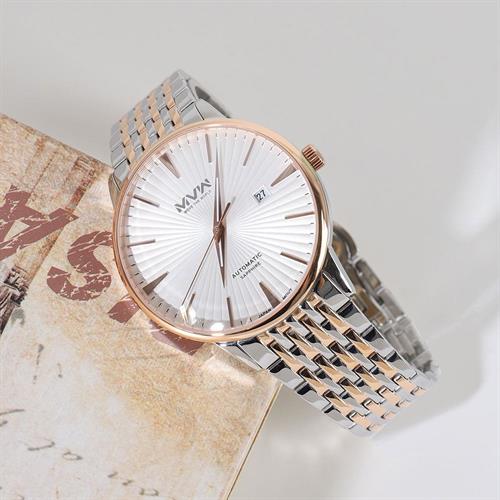 Đồng hồ MVW 42 mm Nam MSA105-01 Màu Bạc