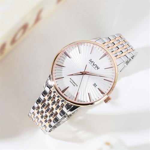 Đồng hồ MVW 42 mm Nam MSA105-01 Màu Bạc