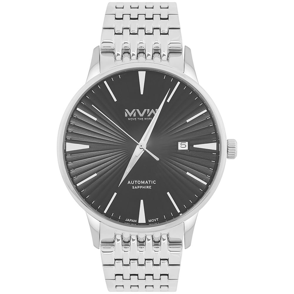 Đồng hồ MVW 42 mm Nam MSA105-02 Màu Bạc