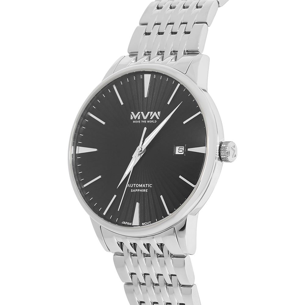 Đồng hồ MVW 42 mm Nam MSA105-02 Màu Bạc
