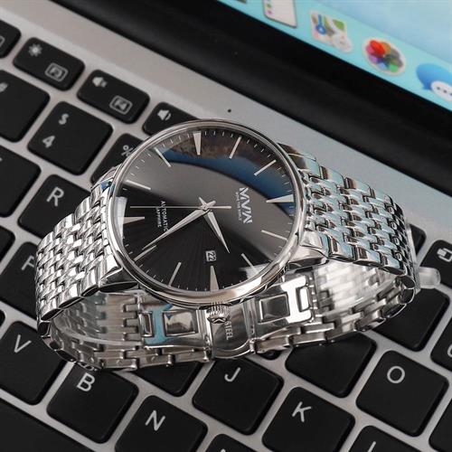 Đồng hồ MVW 42 mm Nam MSA105-02 Màu Bạc