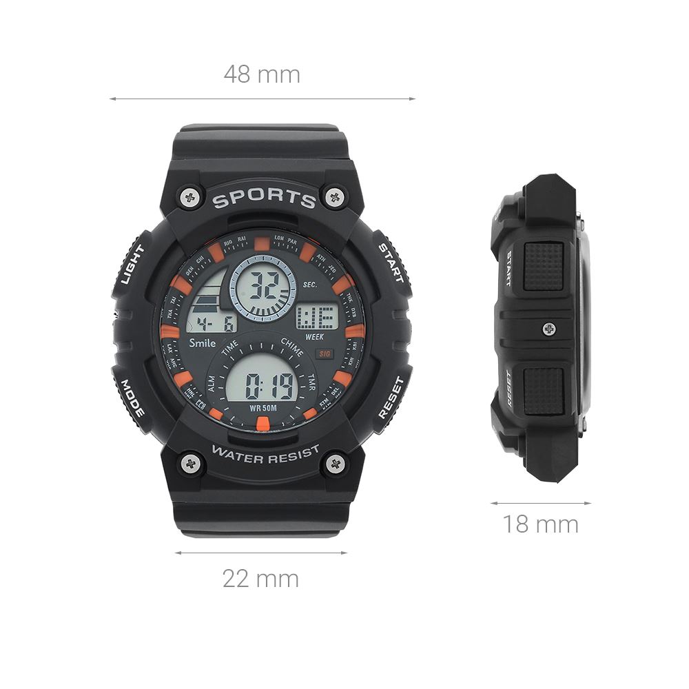 Đồng hồ Smile Kid 48 mm Trẻ em SL247-01 Màu Đen