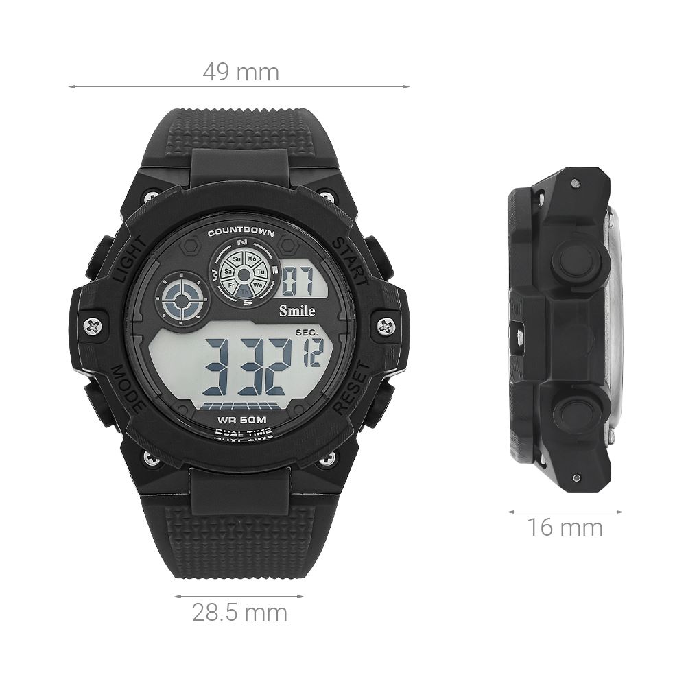 Đồng hồ Smile Kid 49 mm Trẻ em SL224-05 Màu Đen