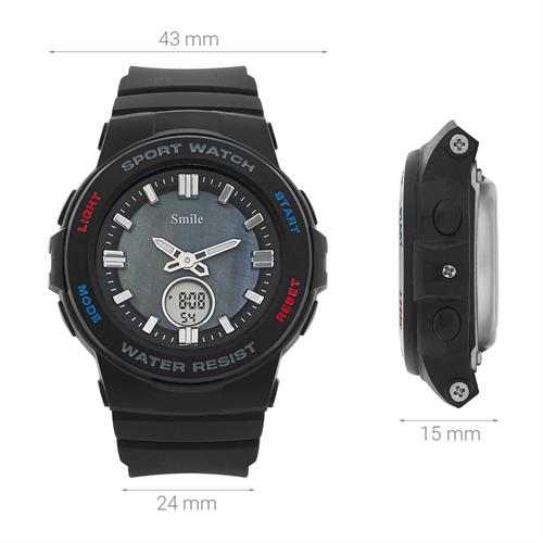 Đồng hồ Smile Kid 43 mm Trẻ em SL225-01 Màu Đen