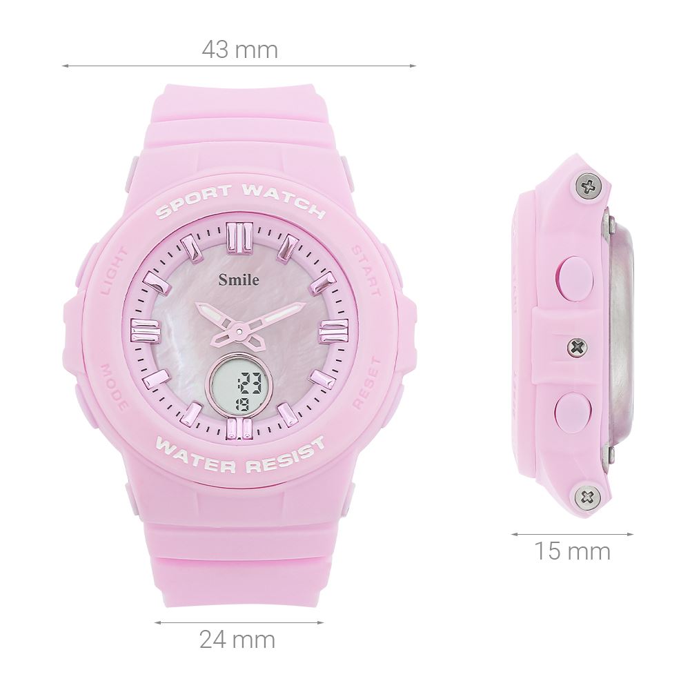 Đồng hồ Smile Kid 43 mm Trẻ em SL225-03 Màu Hồng